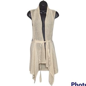 Mudd Crochet Cardigan w/ Belt Size Large